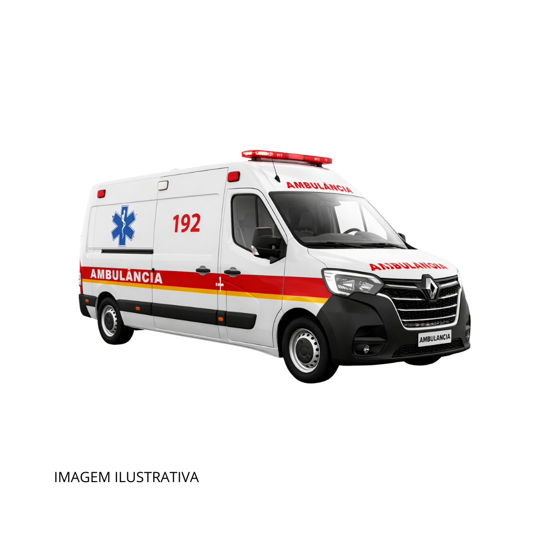 Renault Master Grand Furgão L2H2 2.3 16V – Ambulância SAMU 192 de Suporte Básico (Tipo B)