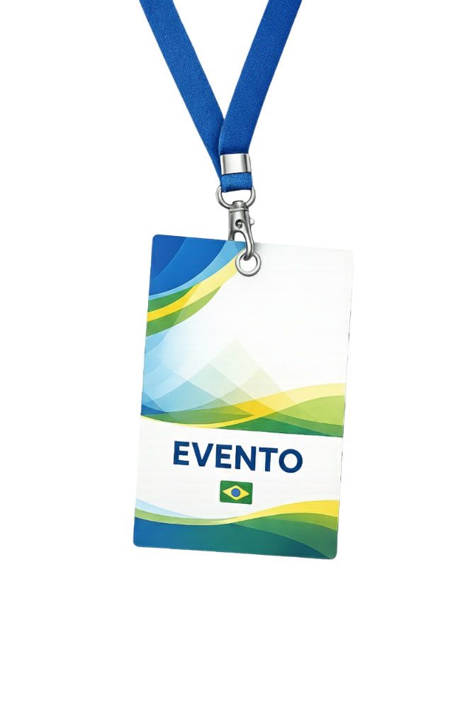 Credenciais para Eventos – Papel 300g com Cordão
