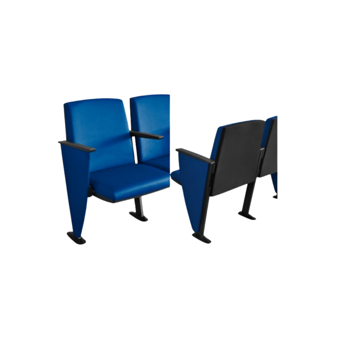 Poltrona De Auditório Com Assento Rebatível