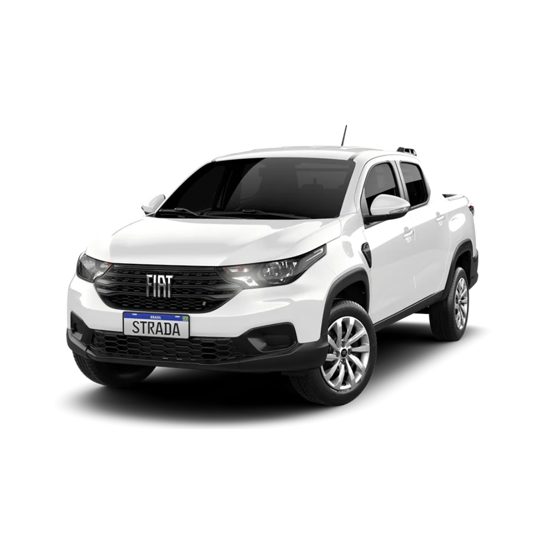 Fiat Strada Freedom C.D 1.3 Flex — Veículo Tipo Pick‑Up, Cabine Dupla, Cor Branca