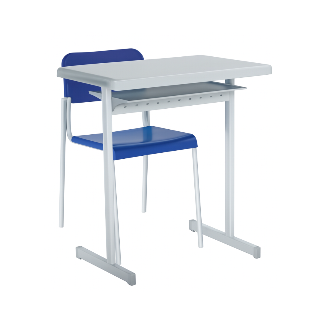Conjunto Escolar Individual – Mesa e Cadeira para Aluno