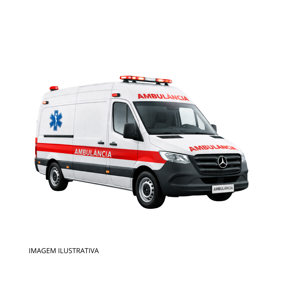 Ambulância Uti Móvel Tipo D Mercedes-Benz Sprinter 417 14m³ Teto Alto Sem Equipamentos