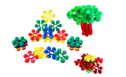 Kit Estrela Feliz - 300 peças em polietileno