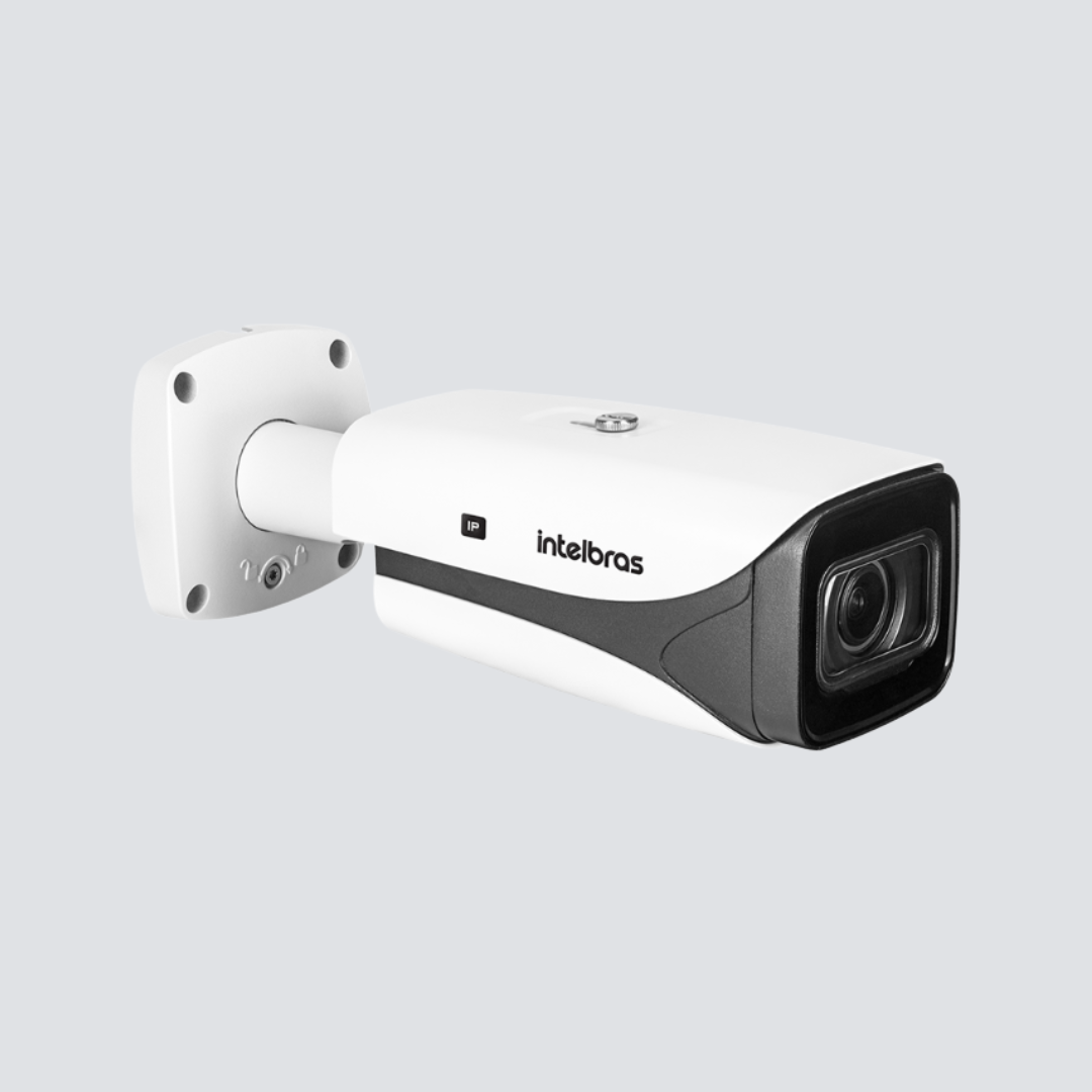Câmera Bullet Intelbras VIP 7550 Z IA FT – 5MP, Varifocal Motorizada, Zoom Óptico 5x, IR 50m, IP67/IK10, Inteligência Artificial