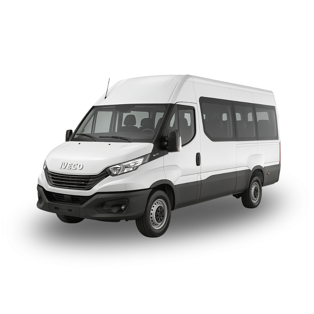 Van de Passageiros – Iveco Daily 50‑180 (Teto Alto, 20 Lugares + Motorista)