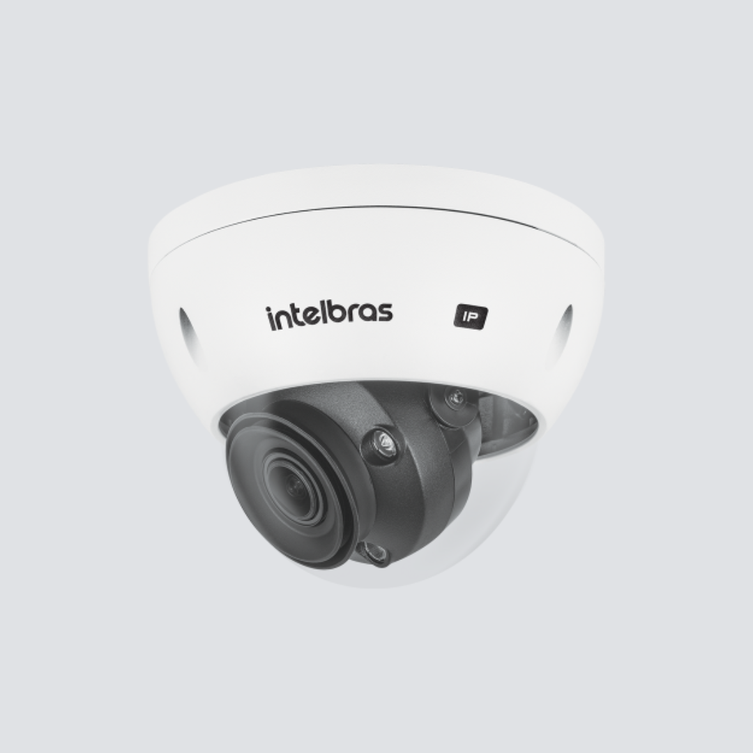 Câmera Dome Intelbras VIP 7550 D Z IA FT – 5MP, Varifocal Motorizada, Zoom 5x, IR 50m, IP67/IK10, Inteligência Artificial