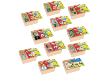 Kit memória - 10 Jogos em MDF