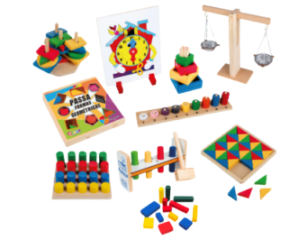 Kit pedagógico - 10 Brinquedos Interativos