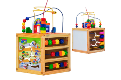 Aramado Casa - Cubo Interativo com 5 atividades