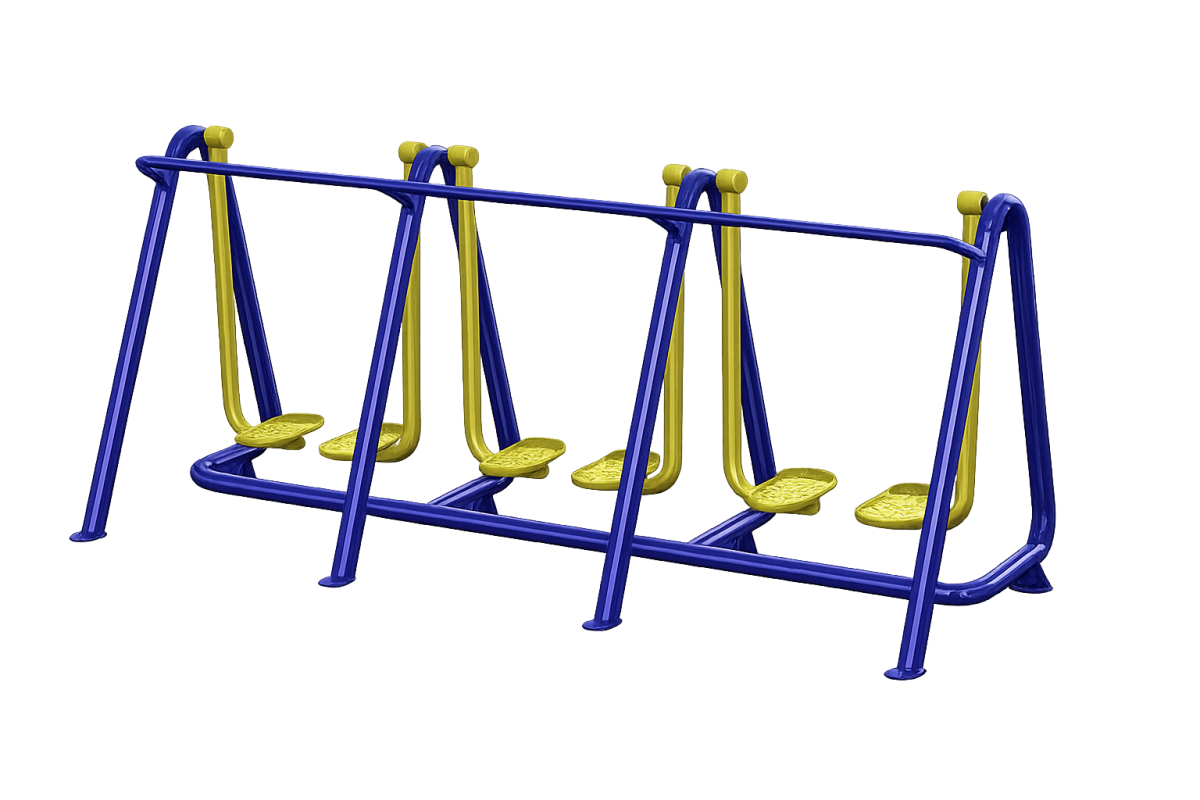 Simulador de caminhada Triplo Galvanizado a Fogo