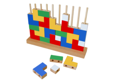 Bloco de encaixe - 25 peças com base