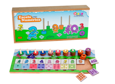 Escalada Numérica Infantil - Conjunto Interativo de Numerais