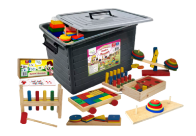 Baú Infantil 01 - Conjunto Pedagógico Multiatividades