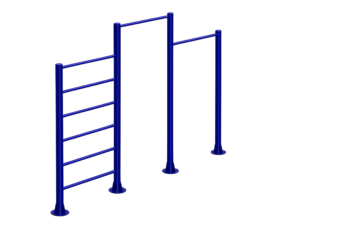 Jogo de Barras Galvanizado a fogo