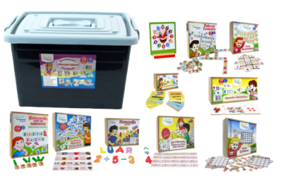 Baú Infantil 02 - Conjunto Pedagógico de Alfabetização e Matemática