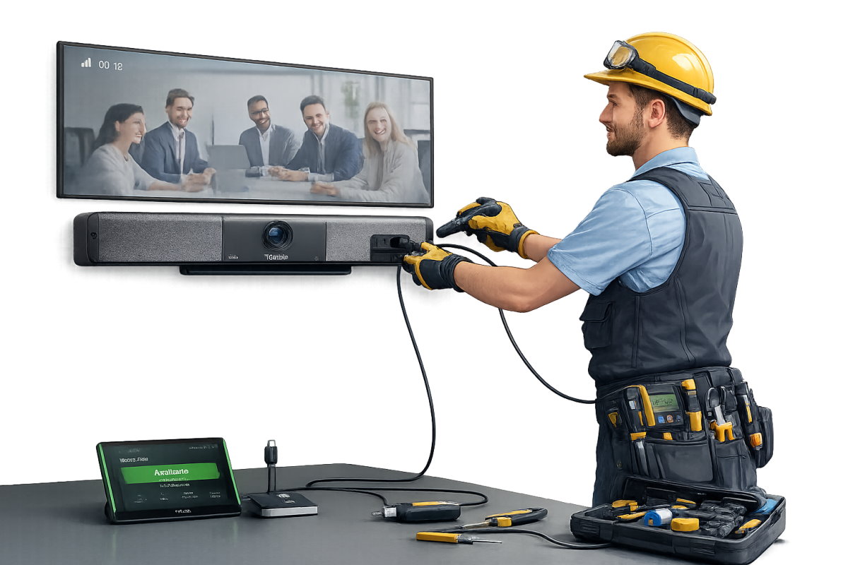 Serviço de Instalação de Equipamentos de Videoconferência e Colaboração