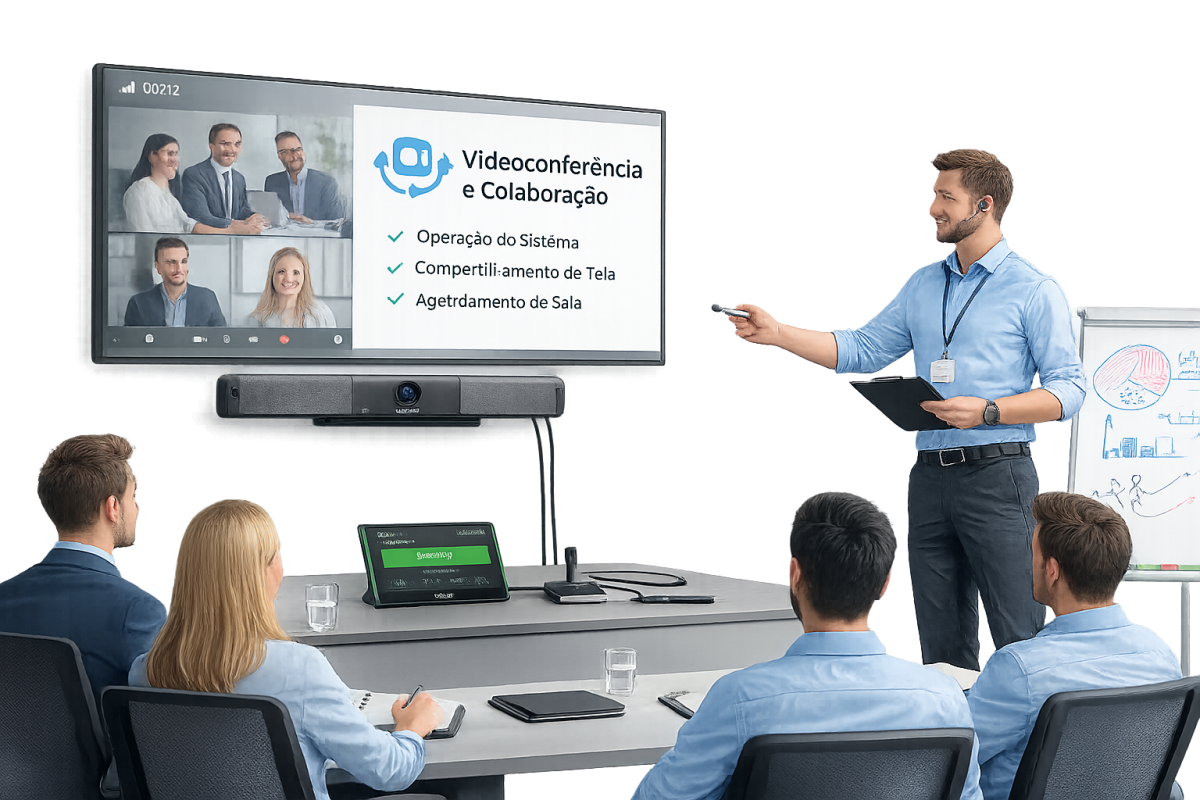 Treinamento Presencial para Operação de Sistema de Videoconferência e Colaboração
