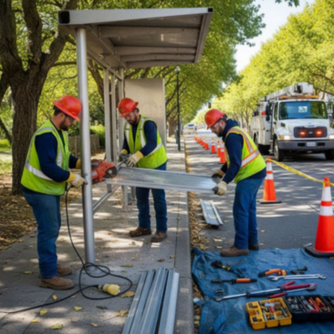 Demolição, Remoção E Transporte De Abrigo (Metálico/Madeira)