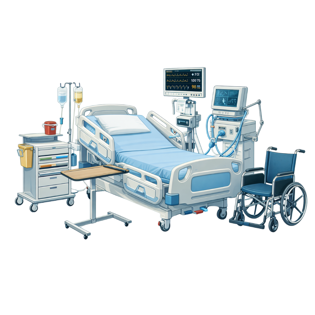 Mobiliário Hospitalar e Equipamentos Médico-Assistenciais – Linha Completa “A a Z” (Tabela RENEM)