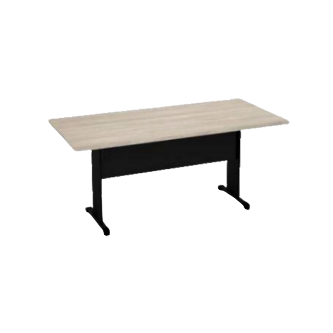 Mesa de Reunião Semi Oval Corporativa – 2700 × 900 × 740 mm