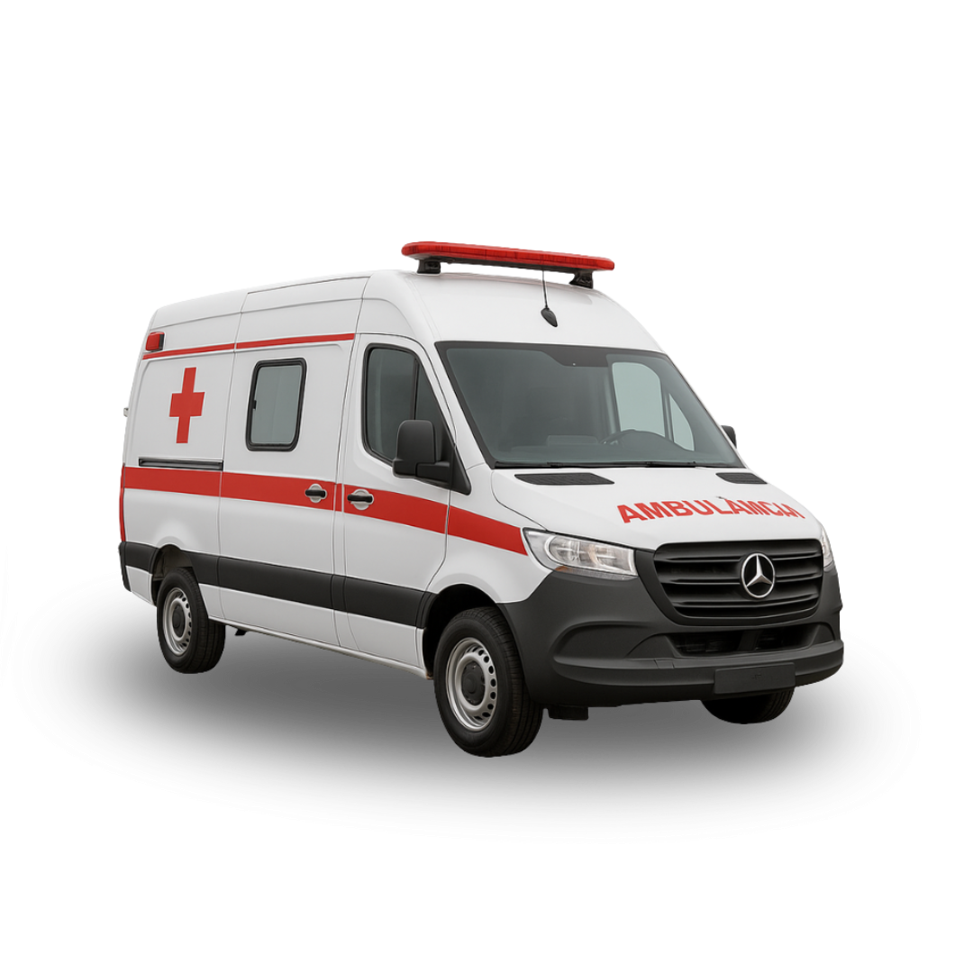 Mercedes‑Benz Sprinter – Furgão 0 km Adaptado como Ambulância UTI Móvel Tipo B (Base 14 m³)