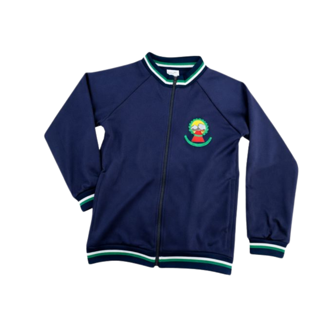 Jaqueta Escolar – Uniforme Escolar Oficial – Malha Interlock Texturizada com Zíper