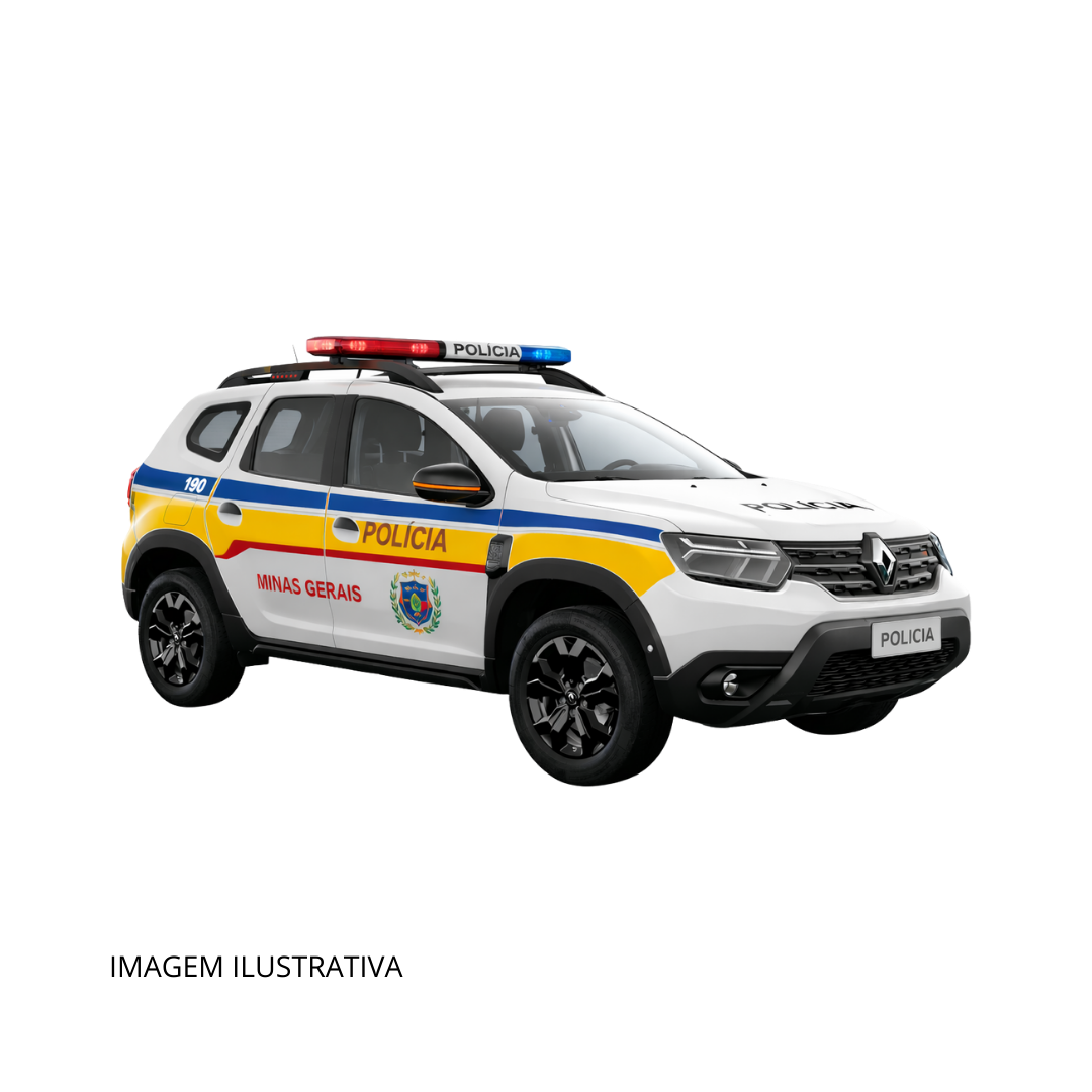 Renault Duster 1.3 TCe Zen – Viatura SUV Média Caracterizada para Policiamento Ostensivo com Proteção Balística Parcial Nível III-A