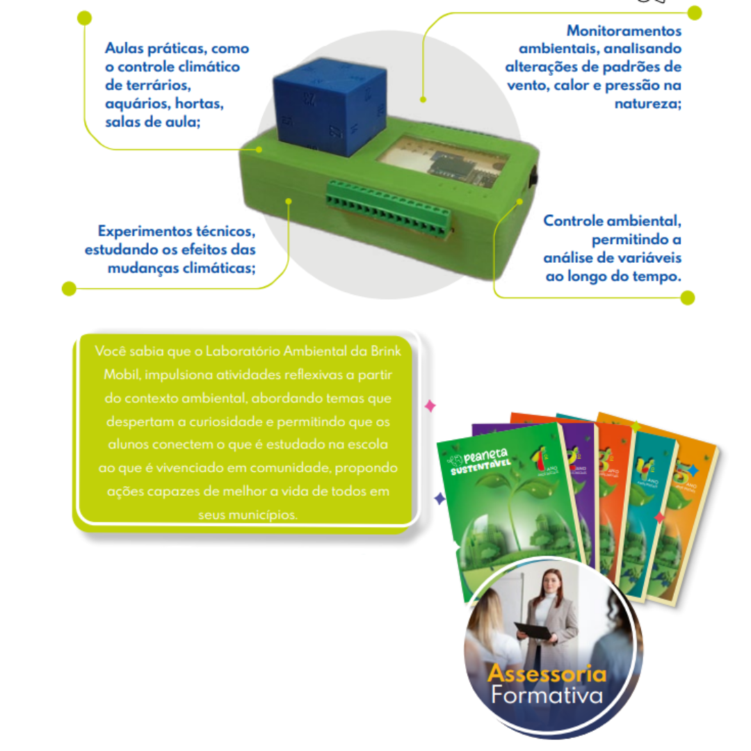 Laboratório Ambiental – Kit de Eletrônica Educacional, Repositório Digital, Formação e Assessoria + Livros (Aluno e Professor) – 1º ao 5º Ano