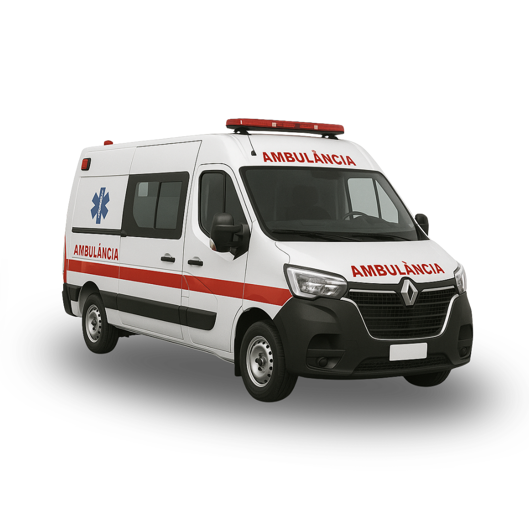 Ambulância Tipo A – Renault Master L1H1 Pro Amb 150 Cv, 0 km