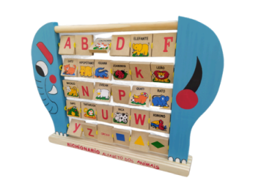 Bichário Elefante - Painel Giratório Educativo