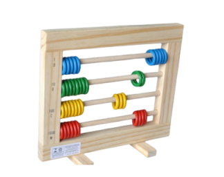 Ábaco Fechado - Material Pedagógico Artesanal