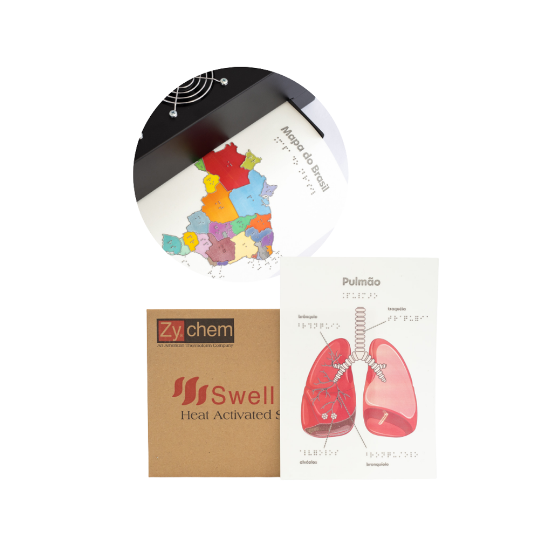 Papel Para Máquina De Relevos Táteis A4 Zy Text – American Thermoform