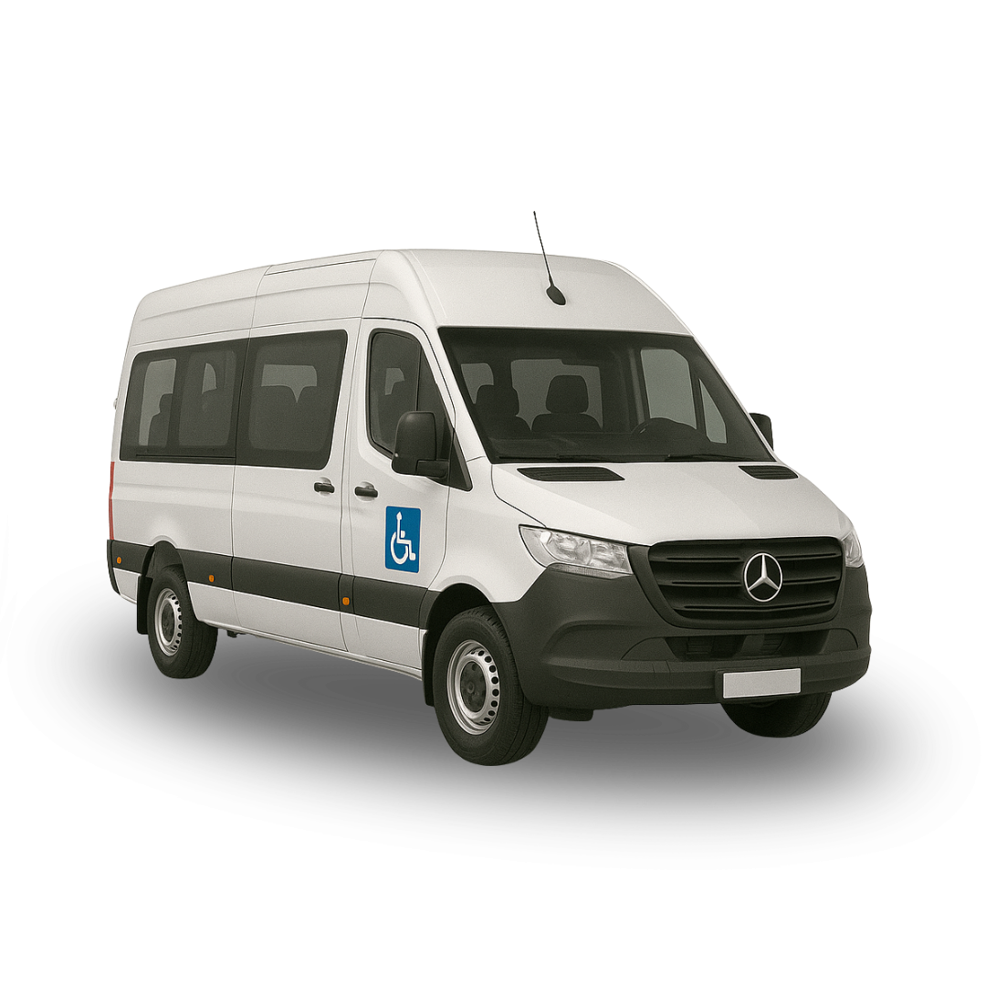Van Acessível de 16 Lugares (15+1) para Transporte Coletivo – Mercedes‑Benz Sprinter