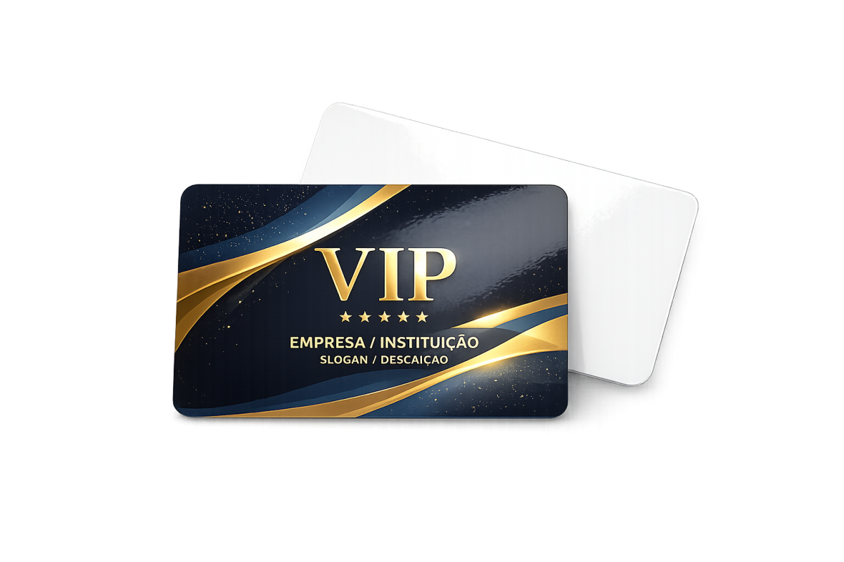 Cartão de Visita VIP – Papel Couchê 300g com Acabamentos Especiais