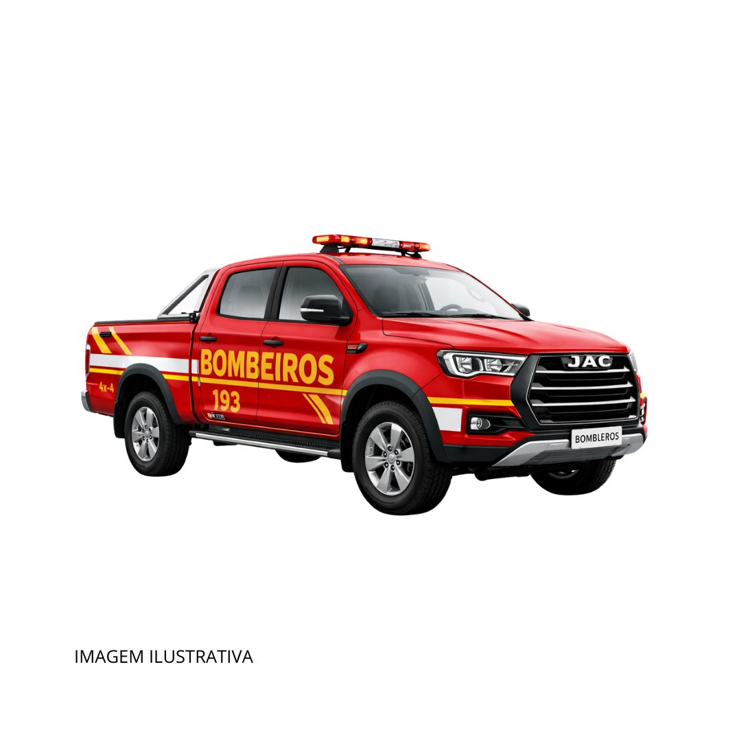 Viatura Operacional Pick-up 4x4 – Atendimento Bombeiro Militar - JAC Hunter 4x4 AT