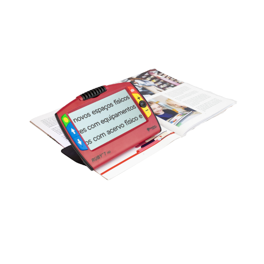 Lupa Eletrônica De Mão Com Tela De 7”