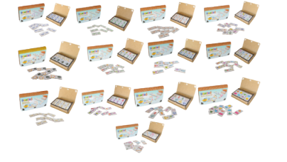 Kit Dominó Matemática - Conjunto pedagógico Completo