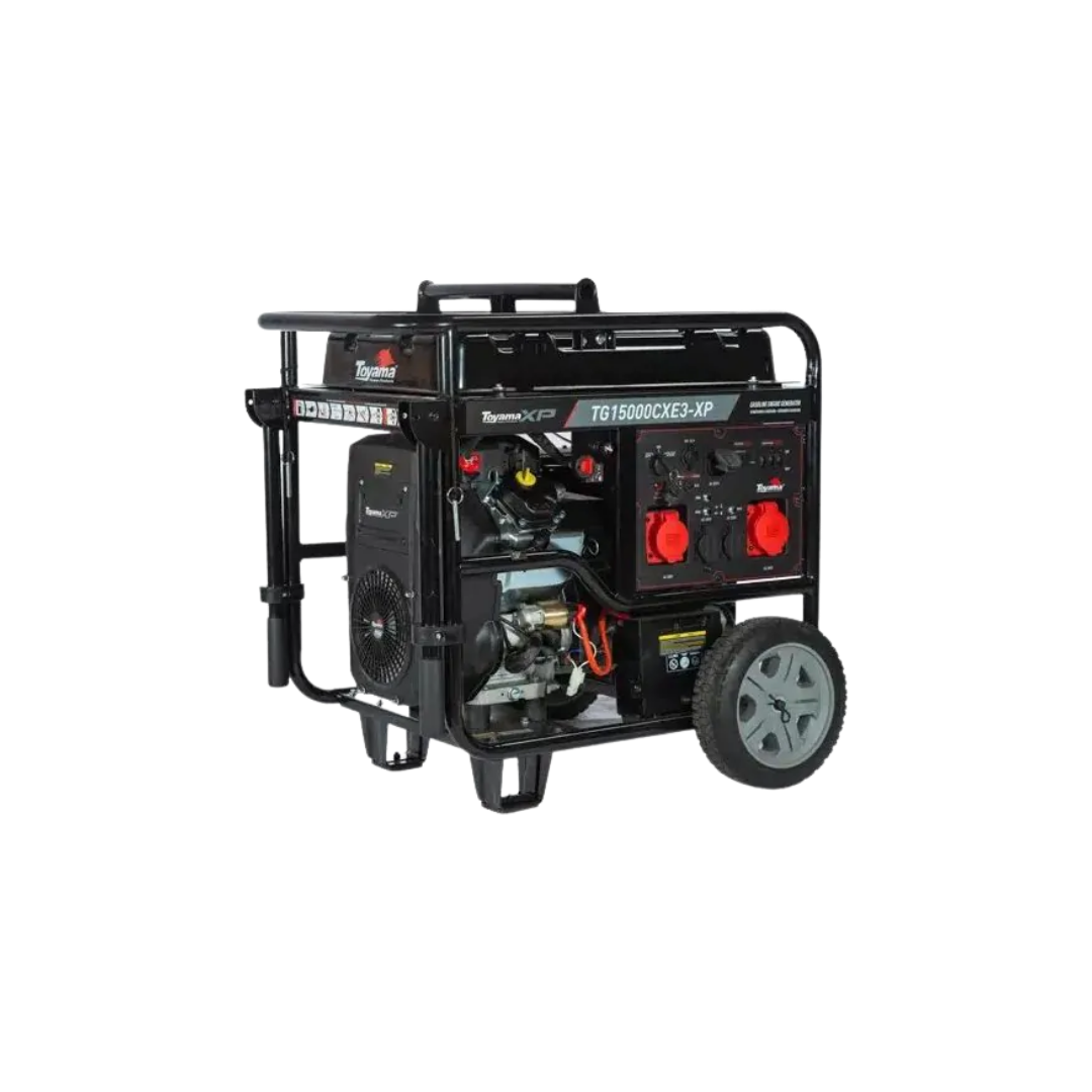 Gerador De Energia A Gasolina Trifásico 380V Com Partida Elétrica