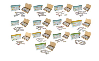 Kit Dominó Alfabetização - Conjunto Pedagógico Completo