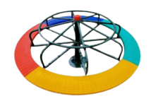 Carrossel Infantil - Estrutura Metálica Galvanizada